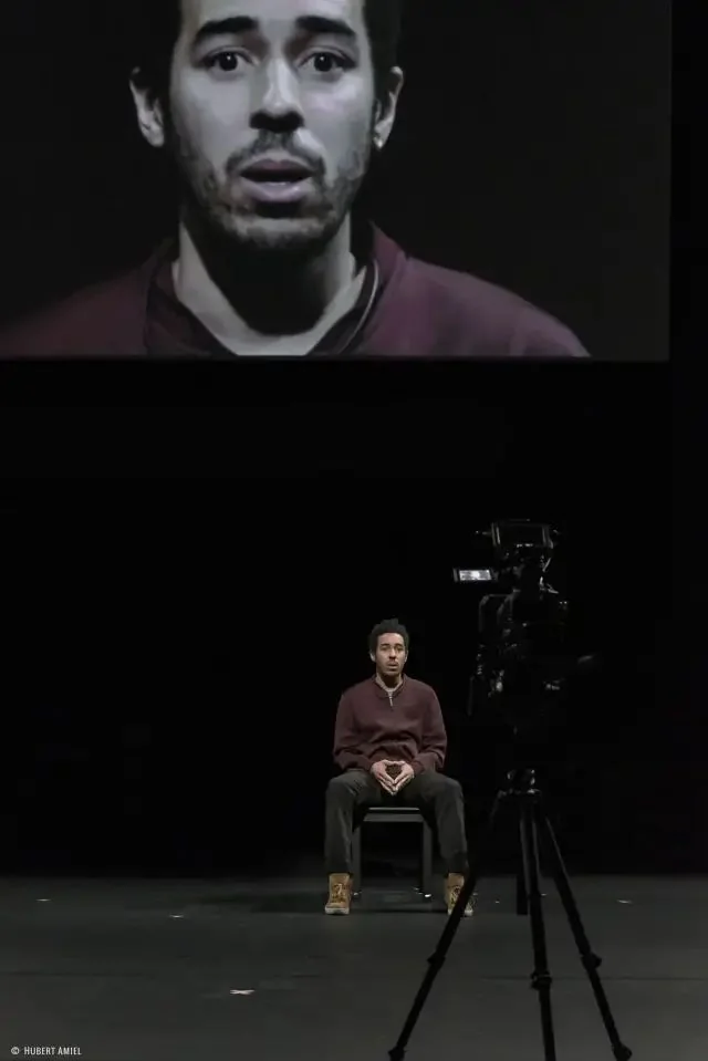 About Milo Rau. - Three-person discussion on the homicide at the corner., image 6