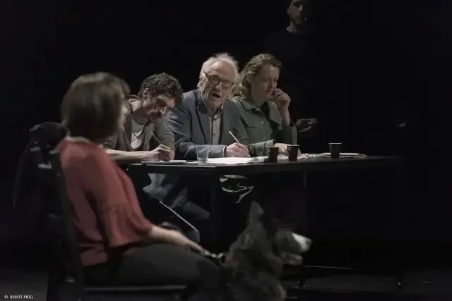 About Milo Rau. - Three-person discussion on the homicide at the corner., image 9