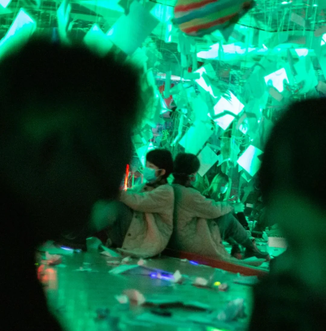 P4 Theater: A Generative University, a Winding Maze, a Hard Drive Engraving Life, image 13