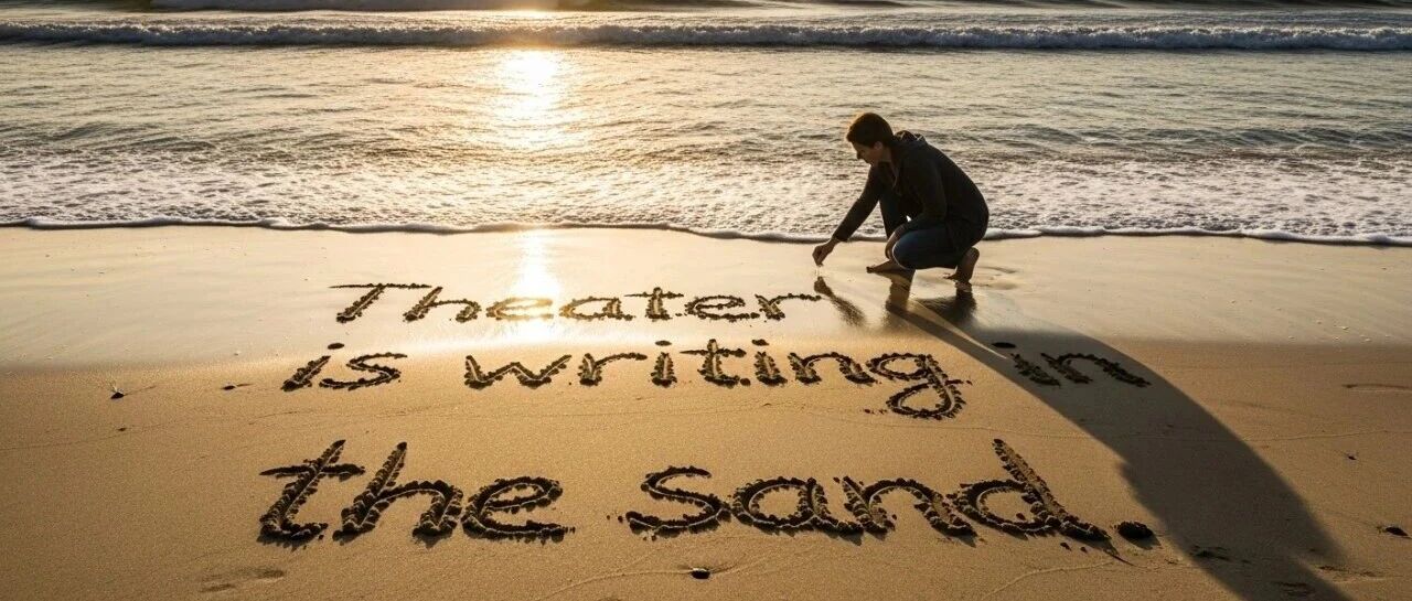 The drama is written on the sand.