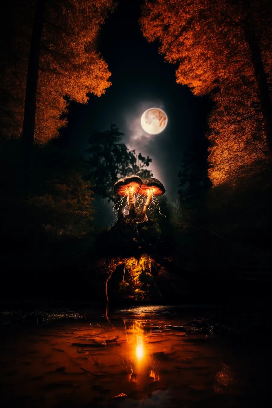 About burning the moon, or about what love is, or about broken and complete hallucinations.